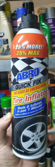 Герметик для шин Abro Quick Fix Tire Inflator с трубочкой аэрозоль 425 гр.