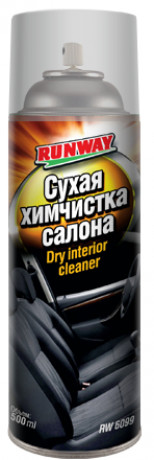 Сухая химчистка салона Runway Dry Interior Cleaner RW6099 (500мл аэрозоль)