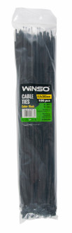 Хомуты пластиковые Winso Cable Ties (упаковка 100шт) 4.8х380