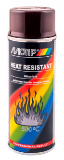 Краска термостойкая Motip Heat Resistant 800°C аэрозоль 400мл. Коричневый