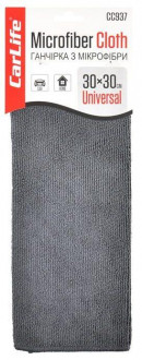 Микрофибра универсальная CarLife Microfiber Cloth (размер 30*30см) Серый