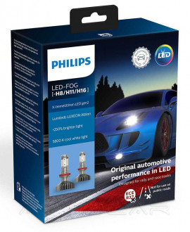 Светодиодные лампы Philips X-tremeUltinon LED gen2 +250% H11 15.5Вт 900лм (11366XUWX2)