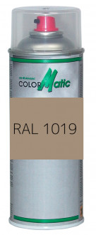 Маскировочная аэрозольная краска матовая серо-бежевый RAL 1019 400мл (аэрозоль)