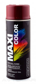 Акриловая краска Maxi Color RAL3005 цвет: бордовый аэрозоль 400мл.