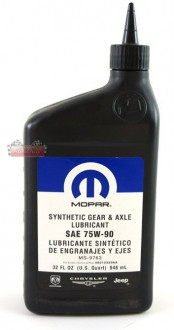 Масло трансмиссионное Mopar Synthetic Gear Lubricant SAE 75W-90 0.946 л
