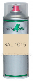 Маскировочная аэрозольная краска матовая светлая слоновая кость RAL 1015 400мл (аэрозоль)