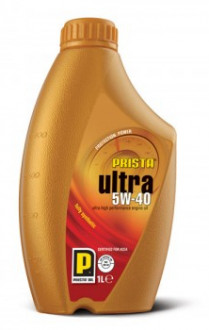 Синтетическое моторное масло PRISTA ULTRA 5W-40 упаковка 4 литра