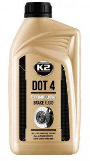 Тормозная жидкость K2 Dot 4 (упаковка 1л) T108