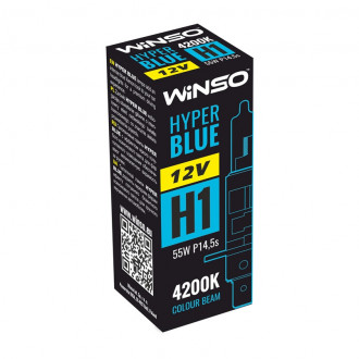 Автолампа Winso H1 HYPER BLUE 4200K 55W P14.5s (1шт.)