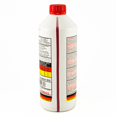 Антифриз HEPU G12 G12+ красный упаковка 1,5л P999-G12 (Германия) концентрат 1:1