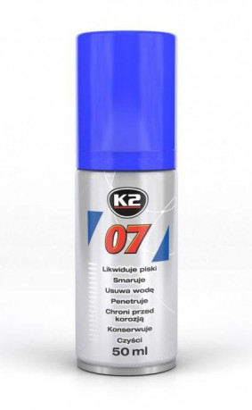 Многофункциональная смазка K2 07 защищает, вытесняет, проникает