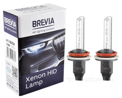 Ксеноновые лампы Brevia Xenon H11 85V 35W PGJ19-2 KET (2шт.) 6000K