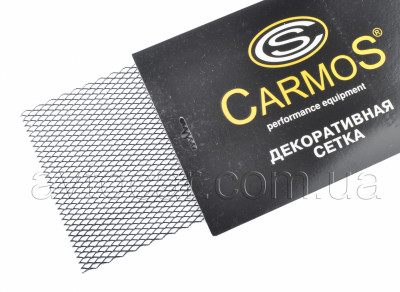 Гриль-сетка декоративная алюминиевая черная Carmos №2 размер сетки 1*0.3м