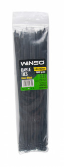 Хомуты пластиковые Winso Cable Ties (упаковка 100шт) 4.8х300