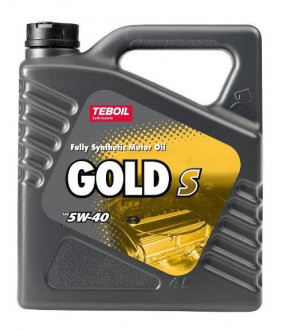 Моторное масло Teboil Gold 5W40 4 литра