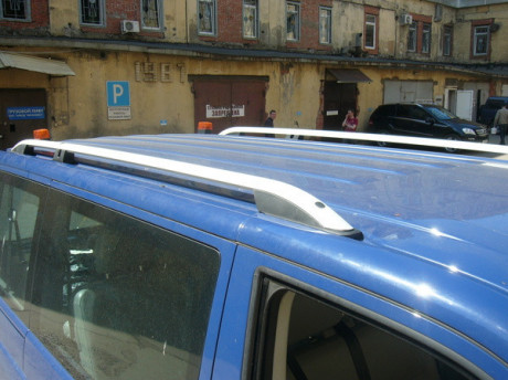 Рейлинги Fiat Doblo (2010-) /тип Crown, длинн.база
