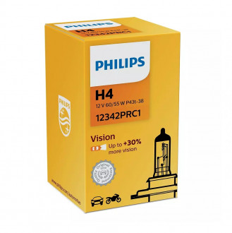 Галогеновая лампа PHILIPS 12342PRC1 H4 60/55W 12V P43t Premium
