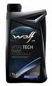 Синтетическое масло WOLF VITALTECH 5W50  (упаковка 1литр) 8314629