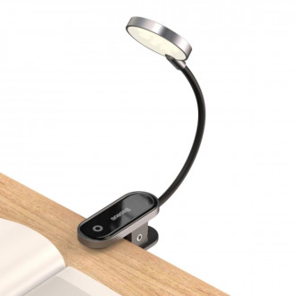 Светильник baseus comfort reading mini clip lamp dark gray DGRAD-0G