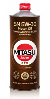 Масло моторное MITASU GOLD SN 5W-30 ILSAC GF-5 100% Synthetic